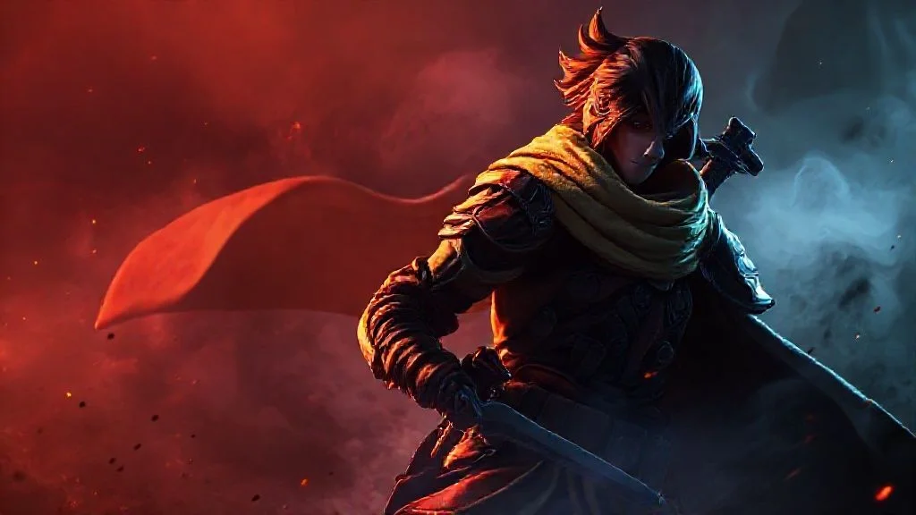 Cyberpunk cityscape at night with neon glow