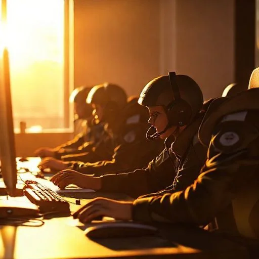 Stylized digital avatar of a tech architect